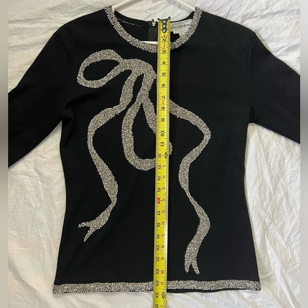 Vintage Saks Fifth Avenue 100% Wool Sweater - SIZE 6 - Picture 10 of 12